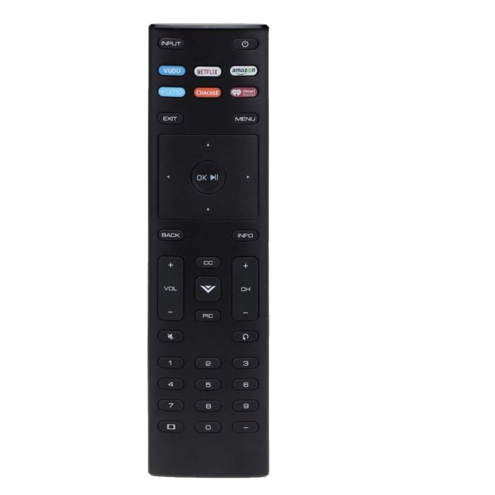 Universal XRT136 Remote Control for Vizio Smart TVs D24f-F1 D43f-F1 E43-E2 M65-E